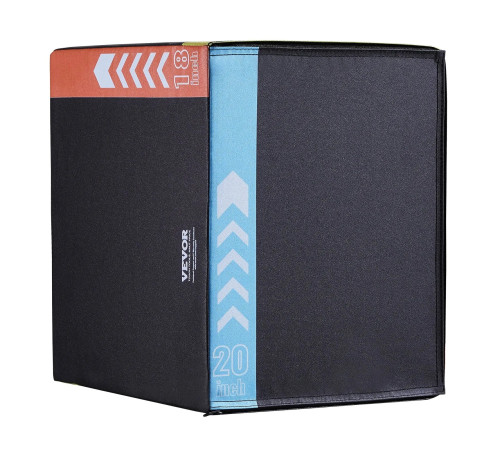 Пліометрична бокс VEVOR 20/18/16 дюймів, різнокольоровий