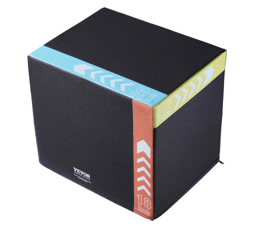 Пліометрична бокс VEVOR 20/18/16 дюймів, різнокольоровий