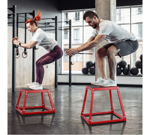 Пліометричний бокс VEVOR СС-Р-18, червоний