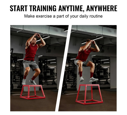 Пліометричний бокс VEVOR СС-Р-18, червоний