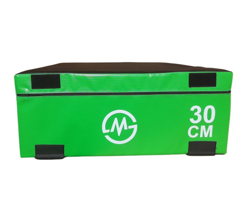Пліометричний бокс MASTER Plyo Box Soft, чорно-зелений