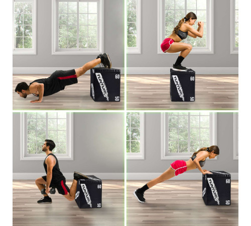 Пліометричний бокс Tunturi Plyo 50 х 60 х 75 см