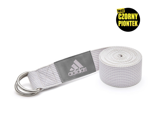 Ремінь для йоги 2,5 M ADIDAS ADYG-20200CW білий Ремінь для йоги 2,5 M ADIDAS ADYG-20200CW білий