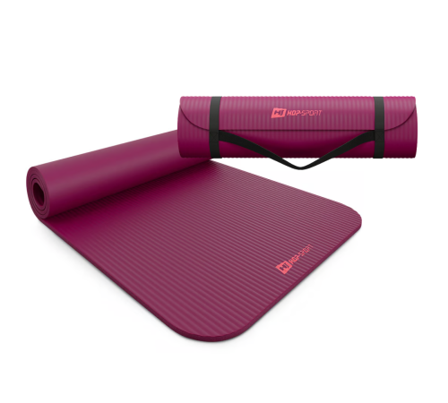 Коврик для йоги Hop-Sport HS-NB010GM NBR 1см ягідний Коврик для йоги Hop-Sport HS-NB010GM NBR 1см ягідний