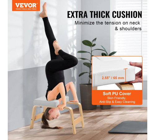 Лавка для йоги VEVOR А3007, біла