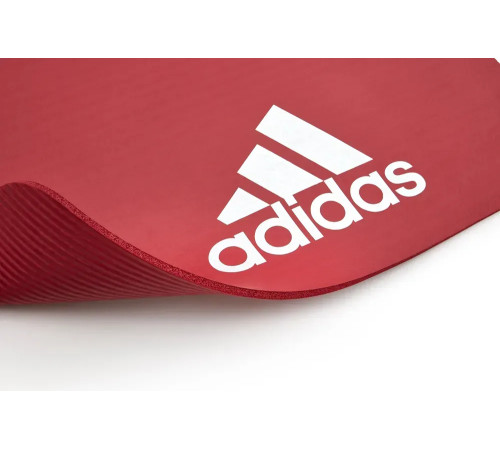Килимок для фітнесу Adidas 7 мм, червоний