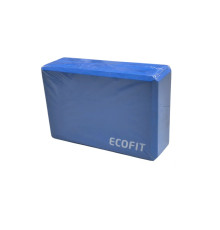 Блок для йоги Ecofit MD1219, синій