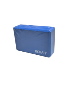 Блок для йоги Ecofit MD1219, синій