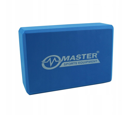 Блок для йоги MASTER Blue 23 x 15 x 7,5 см Блок для йоги MASTER Blue 23 x 15 x 7,5 см