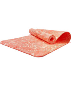 Килимок для йоги Adidas Camo Yoga Matte 5 мм, кораловий