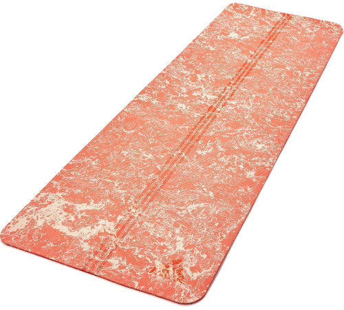 Килимок для йоги Adidas Camo Yoga Matte 5 мм, кораловий