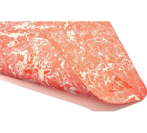 Килимок для йоги Adidas Camo Yoga Matte 5 мм, кораловий
