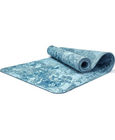 Килимок для йоги Adidas Camo Yoga Matte 5 мм, блакитний