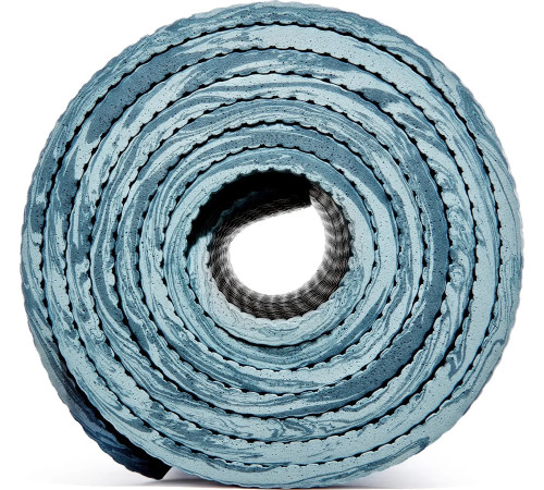 Килимок для йоги Adidas Camo Yoga Matte 5 мм, блакитний