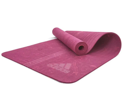 Килимок для йоги Adidas Camo Yoga Mat 5 мм, рожевий