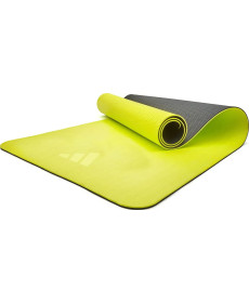 Килимок для йоги Adidas Double Sided Yoga Mat 6 мм, чорно-жовтий