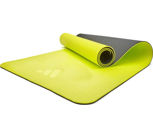 Килимок для йоги Adidas Double Sided Yoga Mat 6 мм, чорно-жовтий