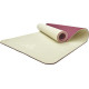 Килимок для йоги Adidas Double Sided Yoga Mat 6 мм, біло-рожевий
