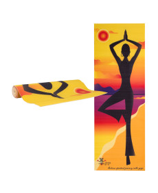  Килимок для йоги inSPORTline Medita - Yellow Pose