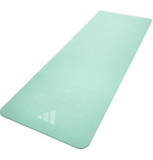 Двосторонній килимок для йоги Adidas Double Sided 176 х 61 х 0,6 см, зелено-синій