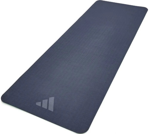 Двосторонній килимок для йоги Adidas Double Sided 176 х 61 х 0,6 см, зелено-синій