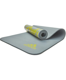 Килимок для йоги Adidas Tie-Dye Yoga Mat 1 мм, сіро-жовтий