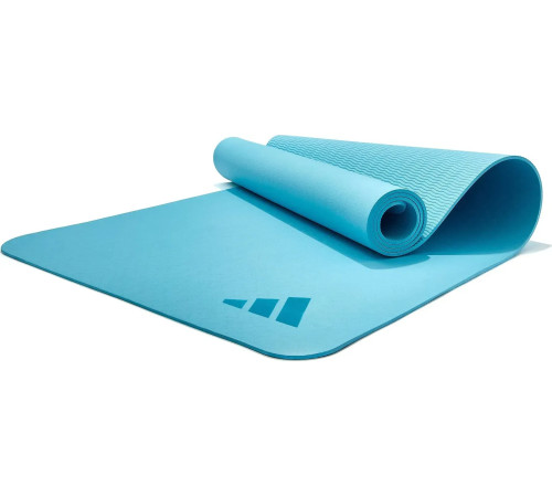 Килимок для йоги Adidas Premium Yoga Mat 5 мм, блакитний