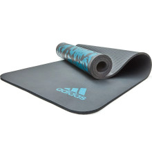 Килимок для йоги Adidas Tie-Dye Yoga Mat 1 мм, чорно-синій
