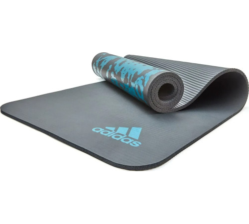 Килимок для йоги Adidas Tie-Dye Yoga Mat 1 мм, чорно-синій