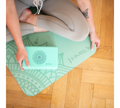 Блок для йоги HMS KJ02 м'ятний