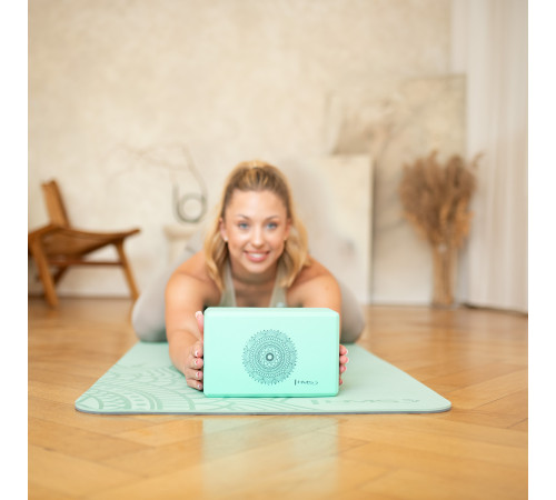 Блок для йоги HMS KJ02 м'ятний