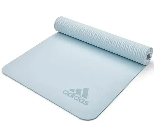 Килимок для йоги Adidas Premium Yoga Mat 5 мм, блакитний