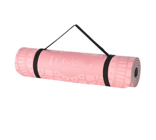 Килимок для йоги YM10 TPE LIGHT PINK HMS