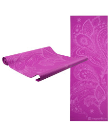 Килимок для йоги inSPORTline Spirit 172x61x0,3 cm - фіолетовий