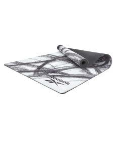 Килимок для йоги Reebok Natural Rubber Yoga Mat 32 мм, біло-сірий