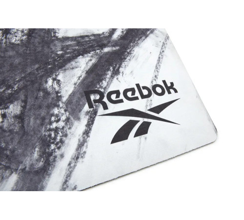 Килимок для йоги Reebok Natural Rubber Yoga Mat 32 мм, біло-сірий