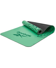 Килимок для йоги Reebok Natural Rubber Yoga Mat 4 мм, зелений