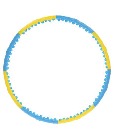 Масажний обруч HHP022 HULA HOP 1,45KG 110CM HMS - жовто-блакитний