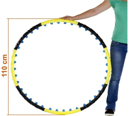 Коло Movit HULA HOP 1,5 кг 110 см з масажем, магнітне, для схуднення Коло Movit HULA HOP 1,5 кг 110 см з масажем, магнітне, для схуднення