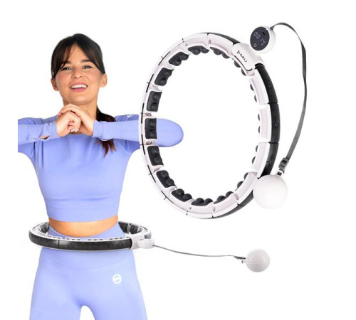 КОМПЛЕКТ ОБРУЧ HULA HOOP МАГНІТНИЙ БІЛИЙ HHM16 З ВАГОЮ + ЛІЧИЛЬНИК HMS + ПІДТРИМКА НА ТАЛІЇ BR163 ЧОРНИЙ ПЛЮЗ РОЗМІР КОМПЛЕКТ ОБРУЧ HULA HOOP МАГНІТНИЙ БІЛИЙ HHM16 З ВАГОЮ + ЛІЧИЛЬНИК HMS + ПІДТРИМКА НА ТАЛІЇ BR163 ЧОРНИЙ ПЛЮЗ РОЗМІР