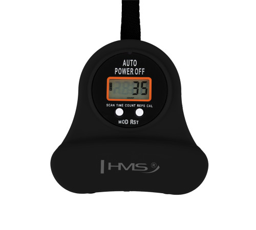 Хула-хуп магнітний HMS HHM13 з лічильником та навантаженням, чорно-золотий