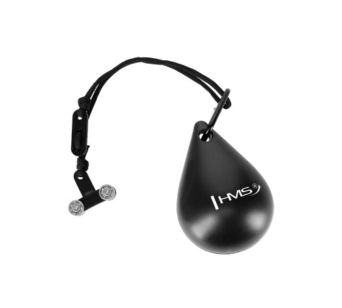 Хула-хуп масажний HMS HHW02 з навантаженнямта поясом для схуднення BR163, чорно-червоний