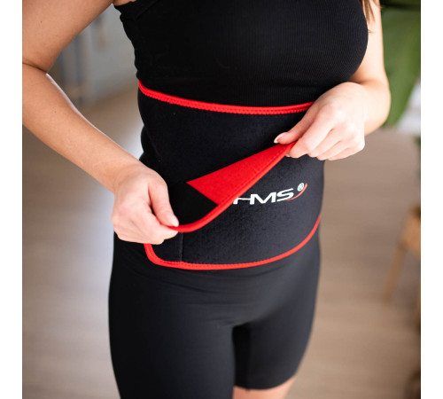 Хула-хуп HMS HHW06 з лічильником, навантаженням та поясом для схуднення BR163, чорний