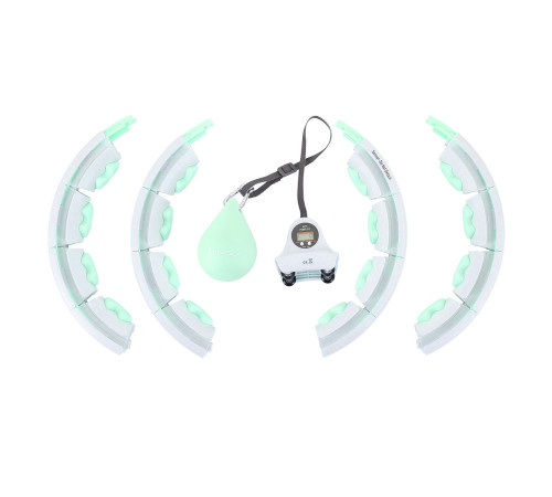 Хула-хуп HMS HHW06 з лічильником, навантаженням та поясом для схуднення BR163, м'ятний