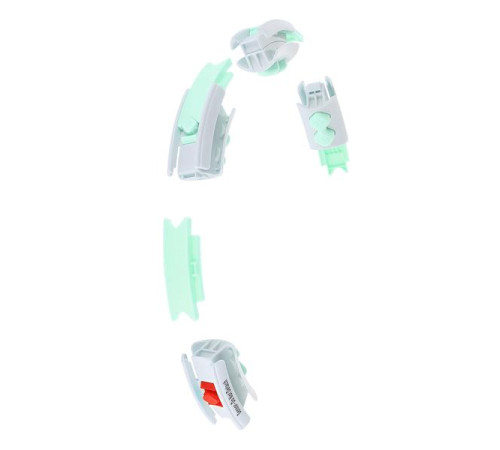 Хула-хуп HMS HHW06 з лічильником, навантаженням та поясом для схуднення BR163, м'ятний