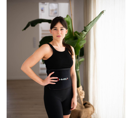 Хула-хуп HMS HHW06 з лічильником, навантаженням та поясом для схуднення BR163, рожевий