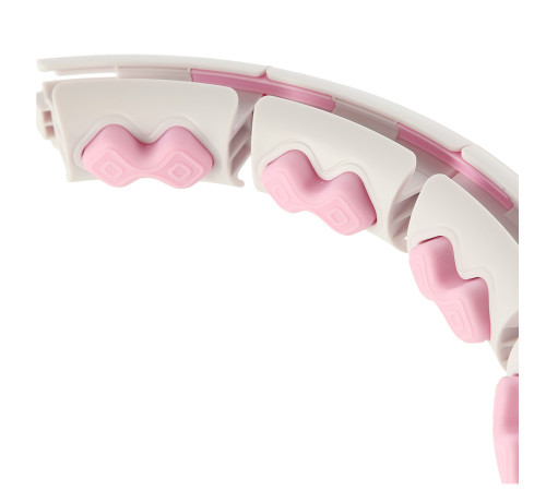 Хула-хуп HMS HHW06 з лічильником, навантаженням та поясом для схуднення BR163, рожевий