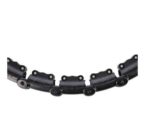 Хула-хуп масажний HMS HHM15 з навантаженням та поясом для схуднення BR16 Plus Size, чорний