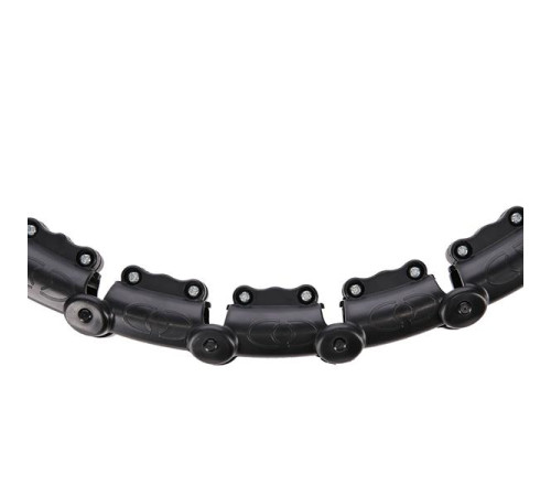 Хула-хуп масажний HMS HHM15 з навантаженням та поясом для схуднення BR16 Plus Size, чорний