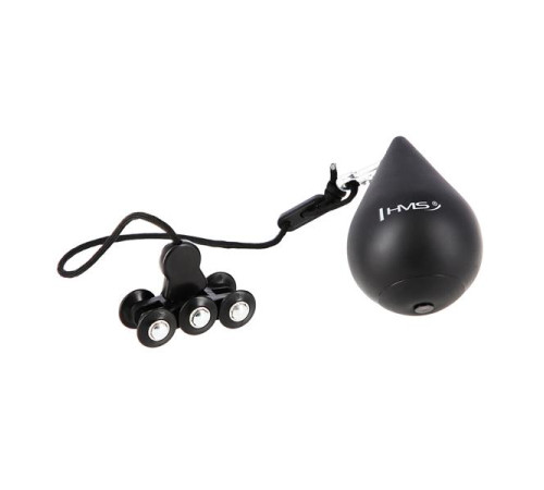 Хула-хуп масажний HMS HHM12 з навантаженням та поясом для схуднення BR163 Plus Size, чорний